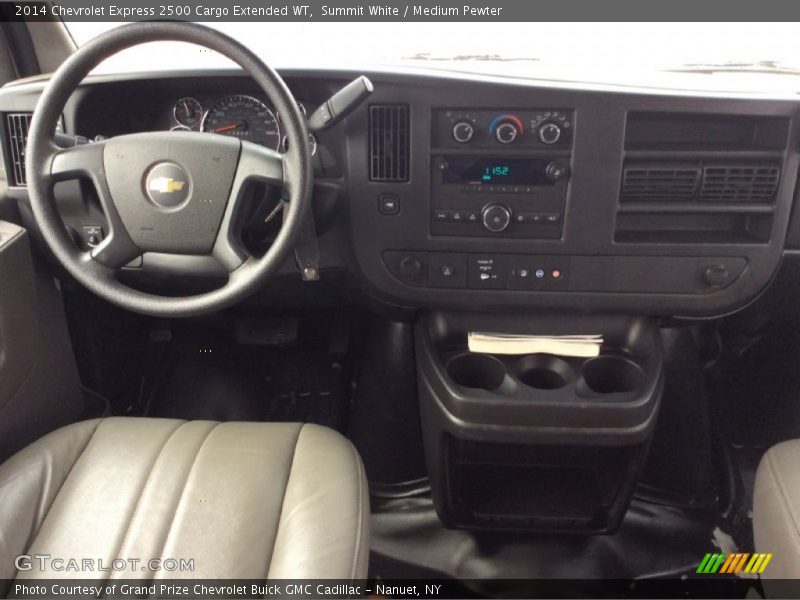 Summit White / Medium Pewter 2014 Chevrolet Express 2500 Cargo Extended WT