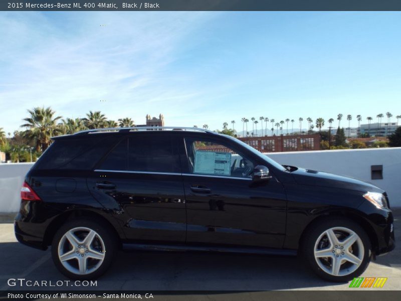 Black / Black 2015 Mercedes-Benz ML 400 4Matic