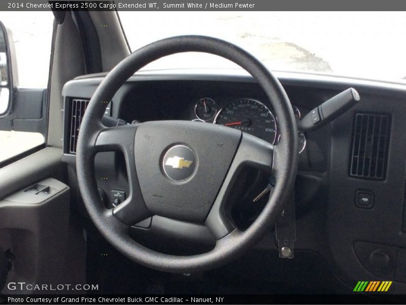 Summit White / Medium Pewter 2014 Chevrolet Express 2500 Cargo Extended WT