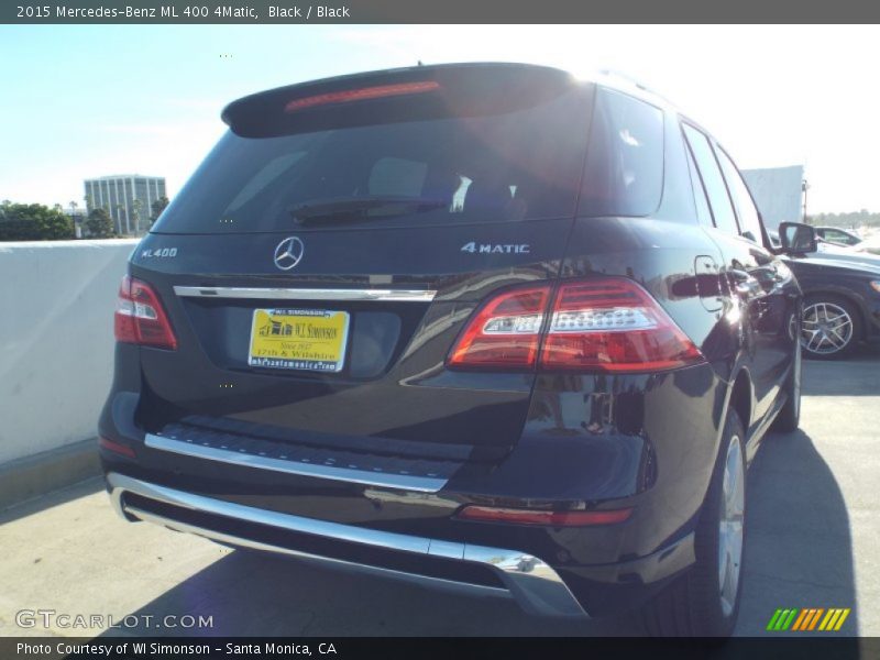 Black / Black 2015 Mercedes-Benz ML 400 4Matic