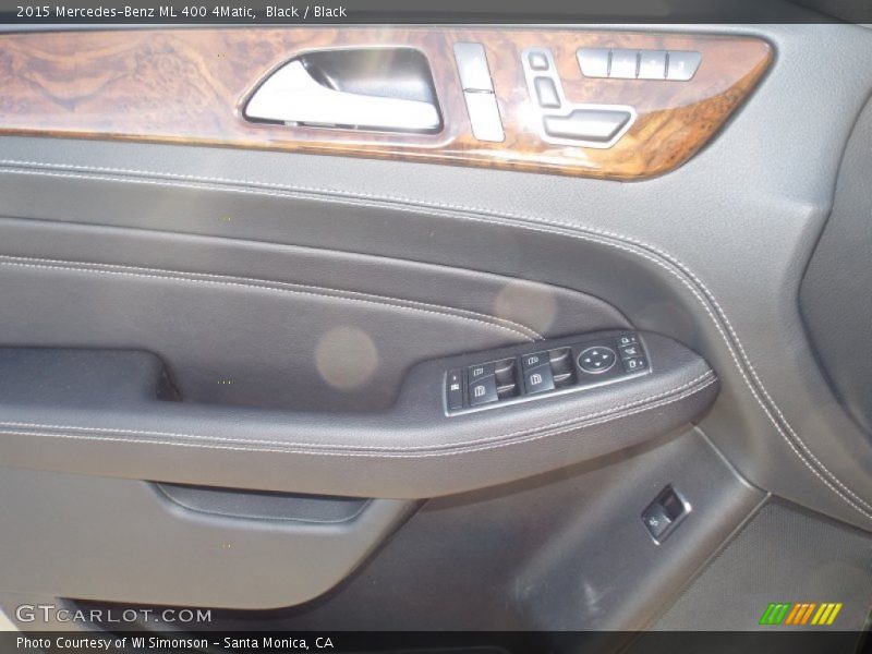 Black / Black 2015 Mercedes-Benz ML 400 4Matic