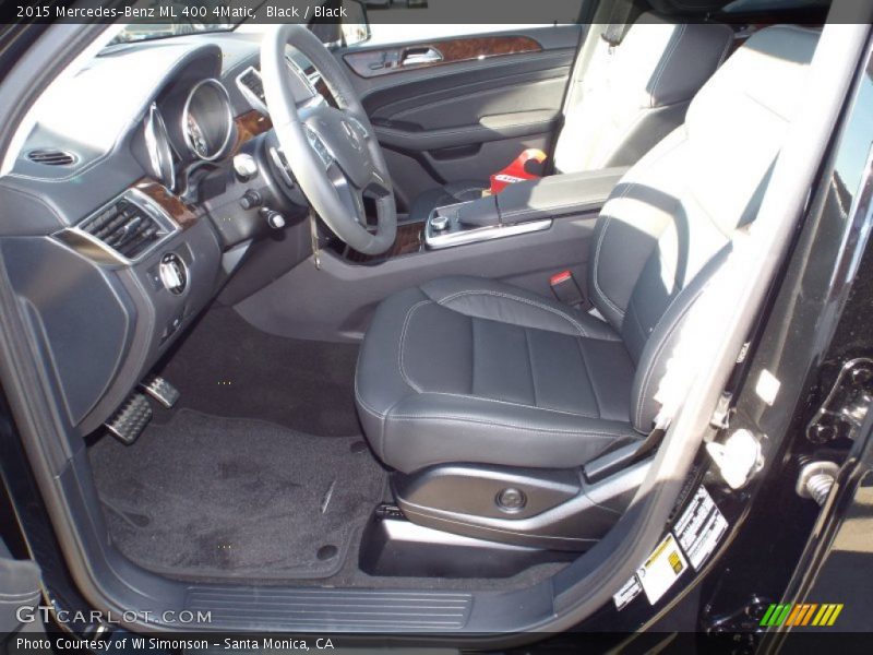 Black / Black 2015 Mercedes-Benz ML 400 4Matic
