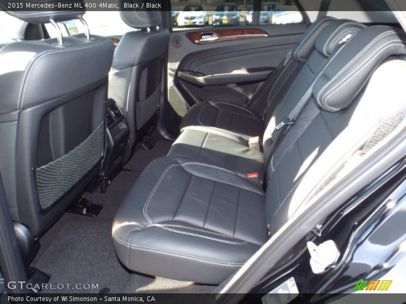 Black / Black 2015 Mercedes-Benz ML 400 4Matic