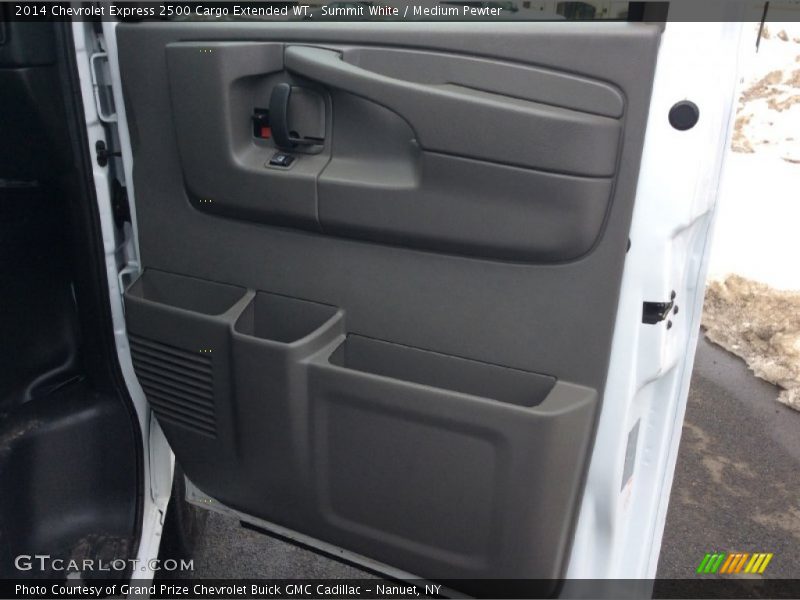 Summit White / Medium Pewter 2014 Chevrolet Express 2500 Cargo Extended WT