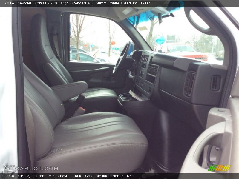 Summit White / Medium Pewter 2014 Chevrolet Express 2500 Cargo Extended WT