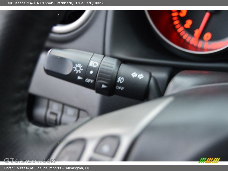 True Red / Black 2008 Mazda MAZDA3 s Sport Hatchback