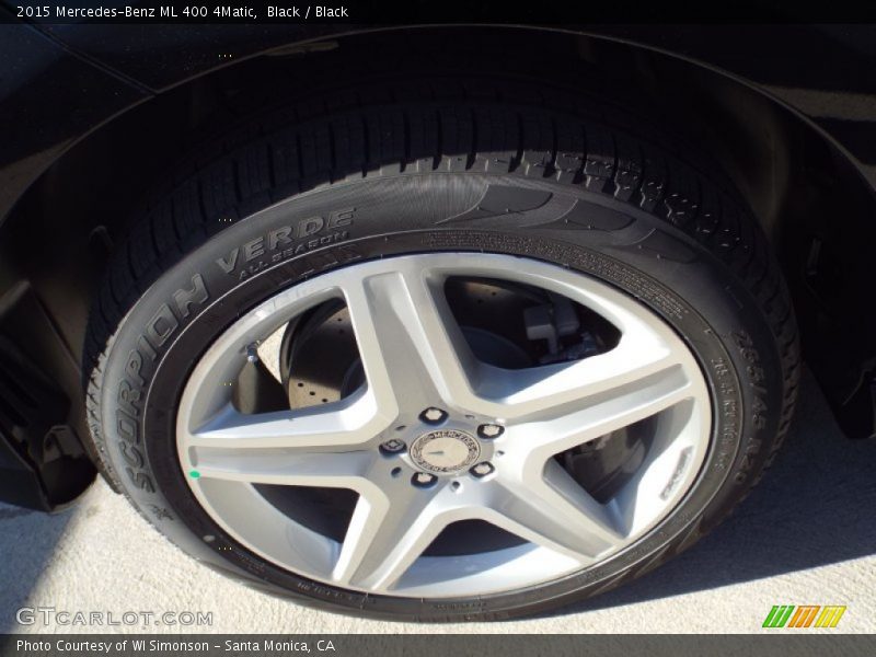 Black / Black 2015 Mercedes-Benz ML 400 4Matic