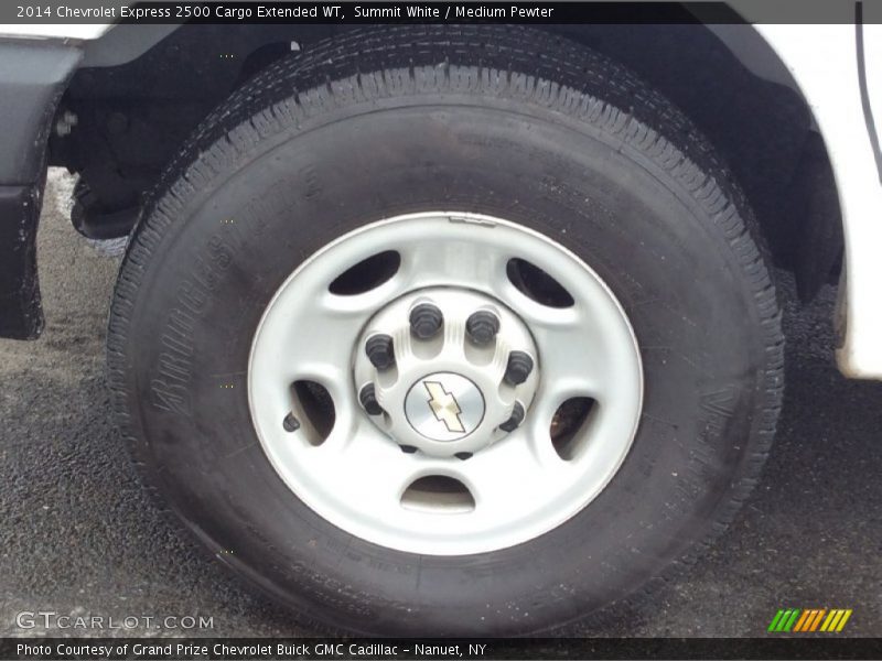 Summit White / Medium Pewter 2014 Chevrolet Express 2500 Cargo Extended WT