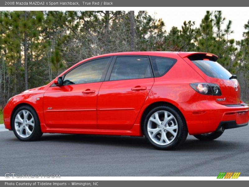 True Red / Black 2008 Mazda MAZDA3 s Sport Hatchback