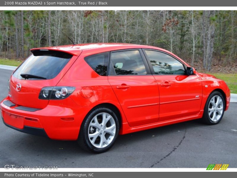 True Red / Black 2008 Mazda MAZDA3 s Sport Hatchback