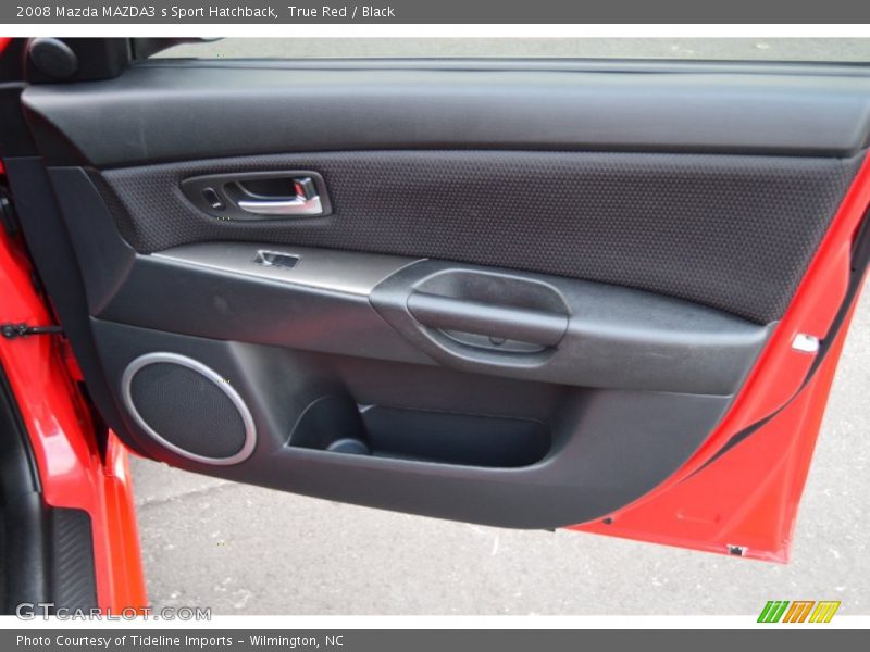 True Red / Black 2008 Mazda MAZDA3 s Sport Hatchback