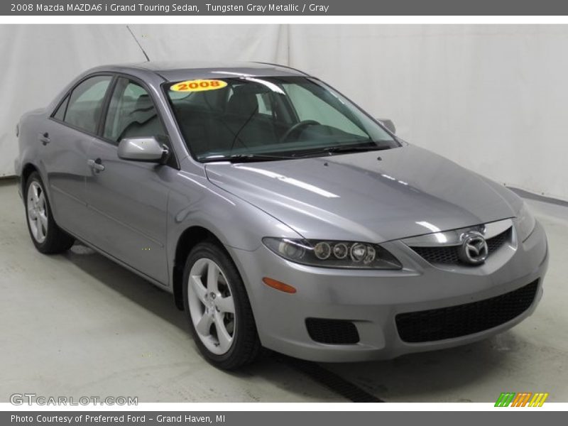 Tungsten Gray Metallic / Gray 2008 Mazda MAZDA6 i Grand Touring Sedan