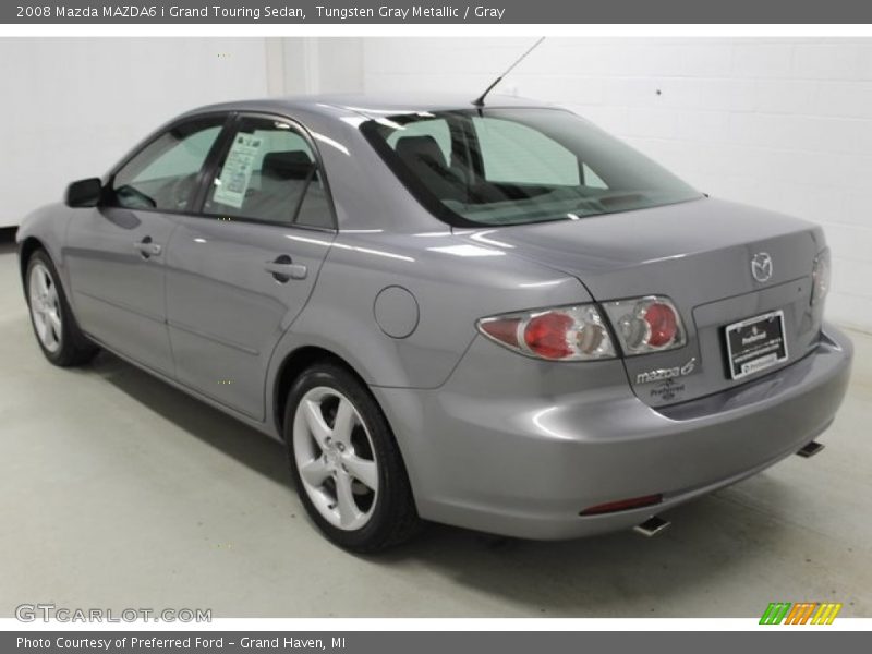 Tungsten Gray Metallic / Gray 2008 Mazda MAZDA6 i Grand Touring Sedan