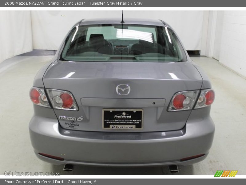 Tungsten Gray Metallic / Gray 2008 Mazda MAZDA6 i Grand Touring Sedan