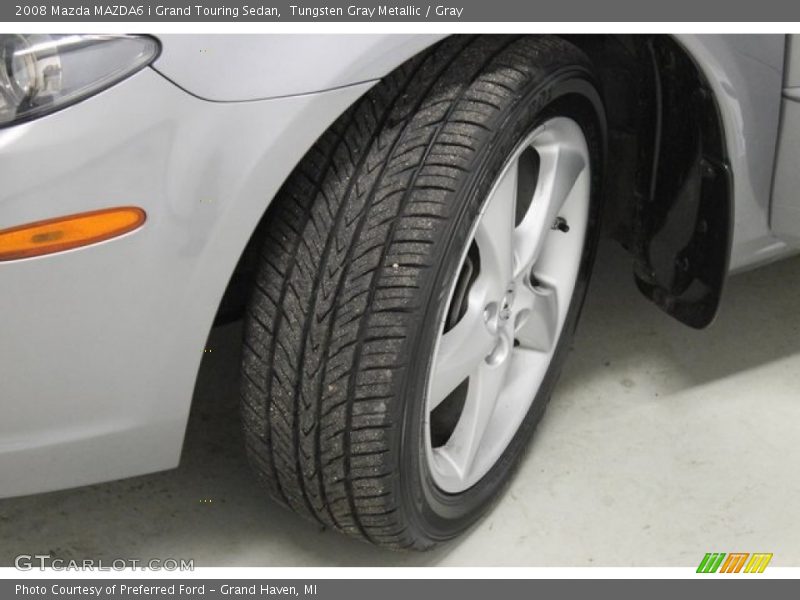 Tungsten Gray Metallic / Gray 2008 Mazda MAZDA6 i Grand Touring Sedan