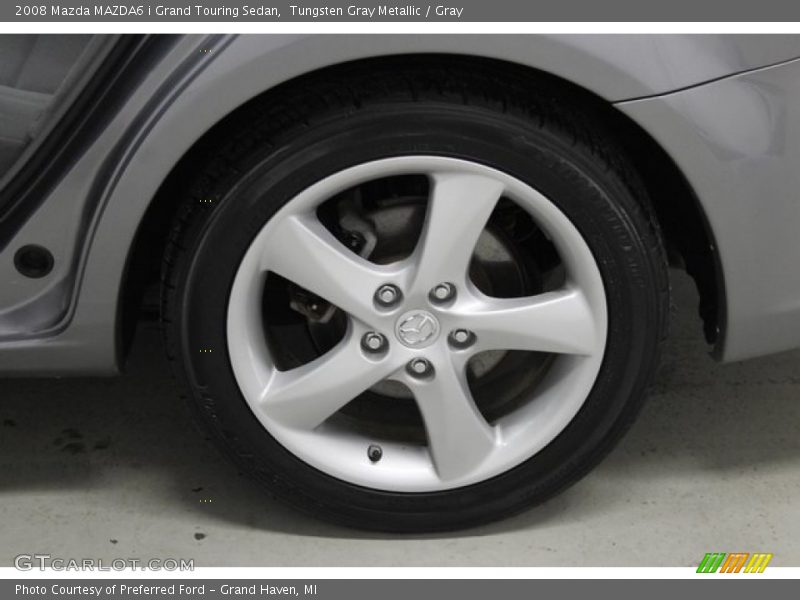 Tungsten Gray Metallic / Gray 2008 Mazda MAZDA6 i Grand Touring Sedan