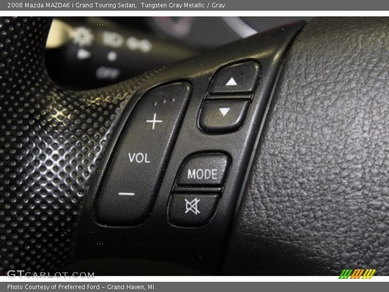 Tungsten Gray Metallic / Gray 2008 Mazda MAZDA6 i Grand Touring Sedan