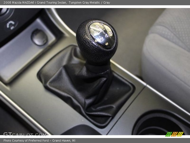Tungsten Gray Metallic / Gray 2008 Mazda MAZDA6 i Grand Touring Sedan