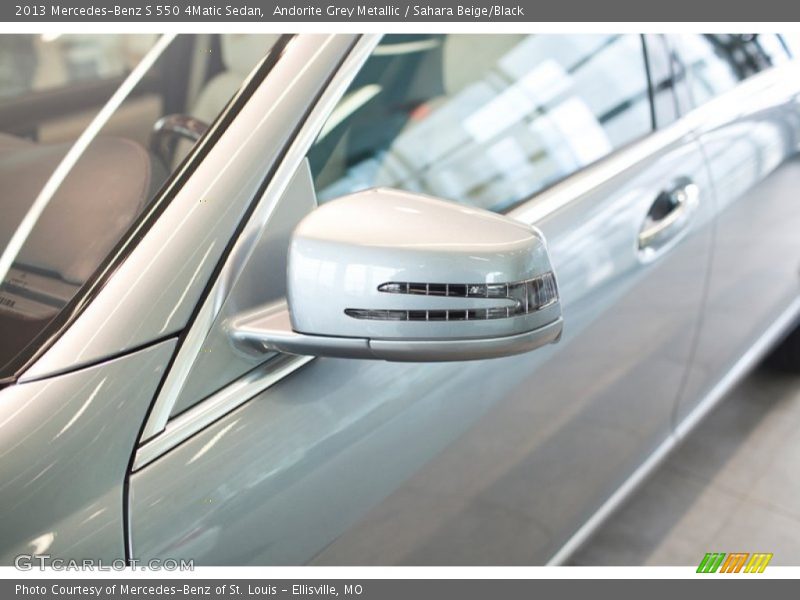 Andorite Grey Metallic / Sahara Beige/Black 2013 Mercedes-Benz S 550 4Matic Sedan