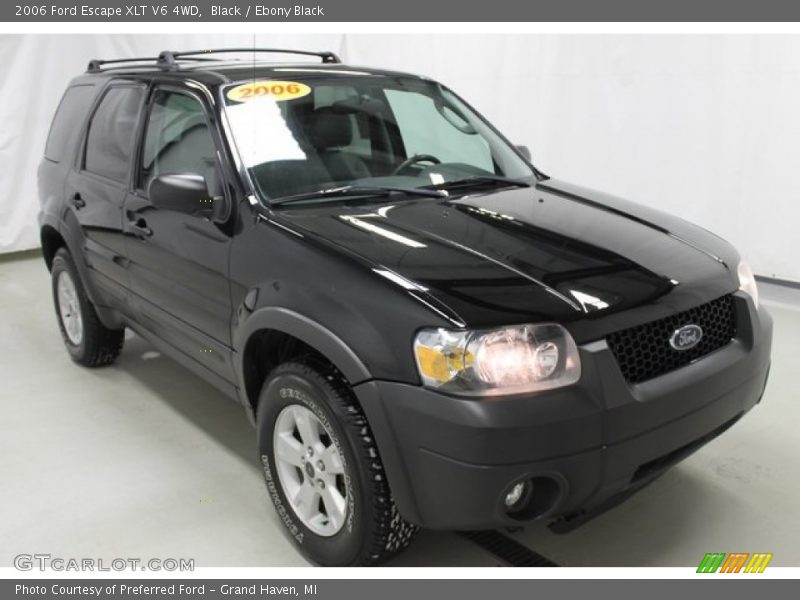 Black / Ebony Black 2006 Ford Escape XLT V6 4WD