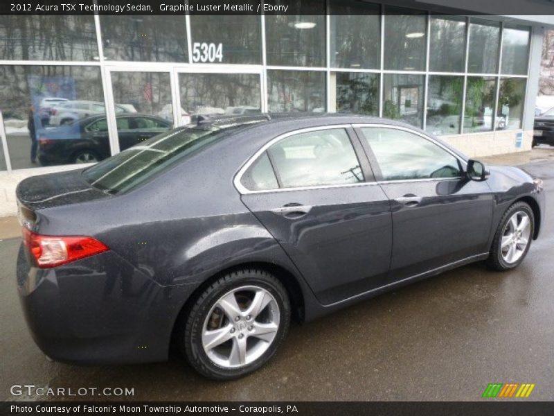 Graphite Luster Metallic / Ebony 2012 Acura TSX Technology Sedan