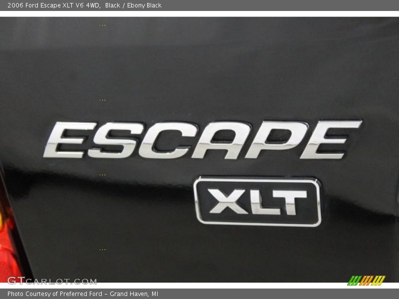 Black / Ebony Black 2006 Ford Escape XLT V6 4WD