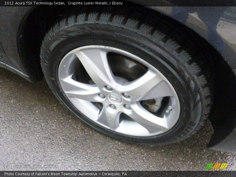 Graphite Luster Metallic / Ebony 2012 Acura TSX Technology Sedan
