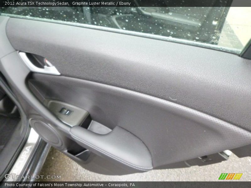 Graphite Luster Metallic / Ebony 2012 Acura TSX Technology Sedan