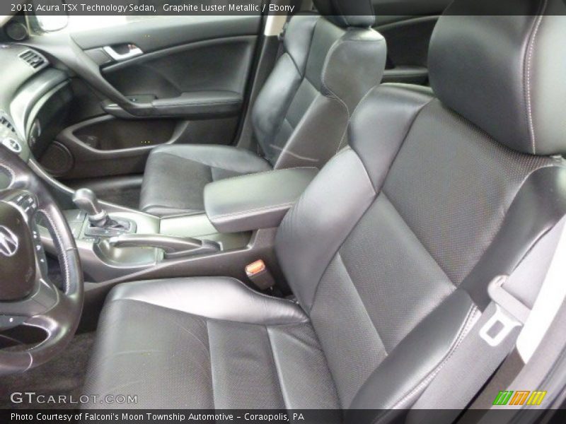 Graphite Luster Metallic / Ebony 2012 Acura TSX Technology Sedan