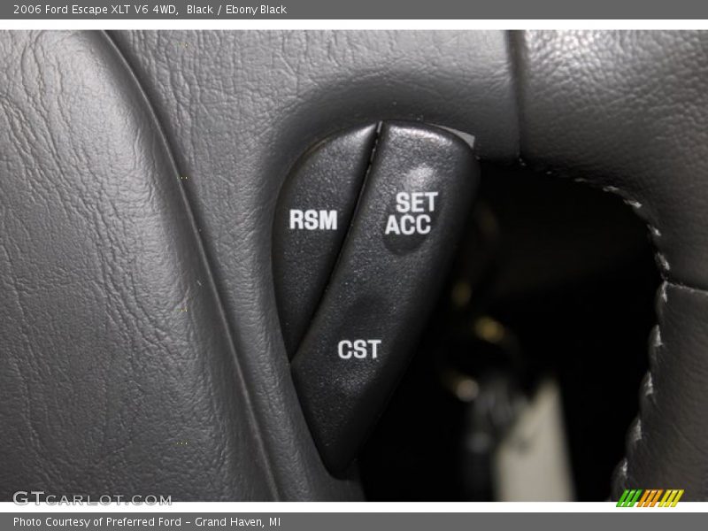 Controls of 2006 Escape XLT V6 4WD
