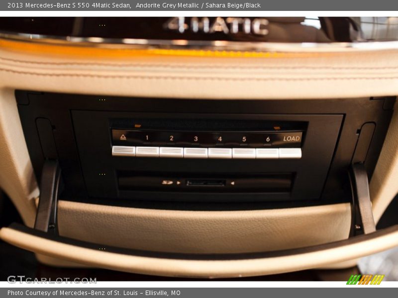 Andorite Grey Metallic / Sahara Beige/Black 2013 Mercedes-Benz S 550 4Matic Sedan