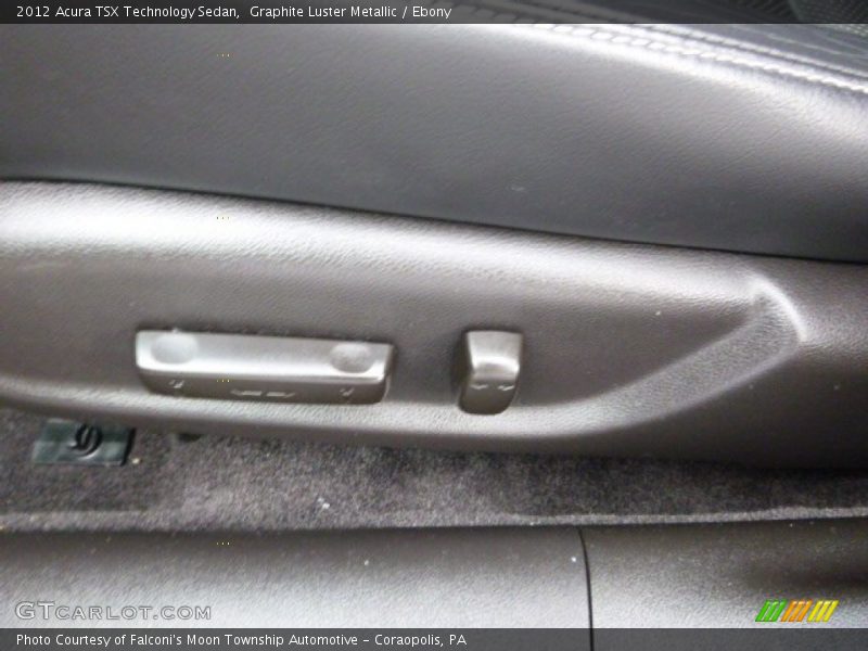 Graphite Luster Metallic / Ebony 2012 Acura TSX Technology Sedan