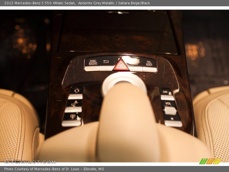 Andorite Grey Metallic / Sahara Beige/Black 2013 Mercedes-Benz S 550 4Matic Sedan