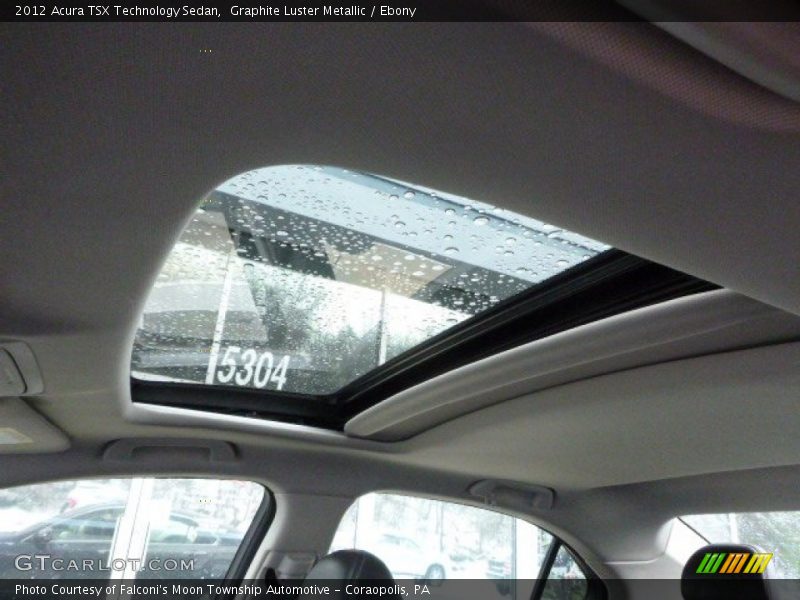 Graphite Luster Metallic / Ebony 2012 Acura TSX Technology Sedan