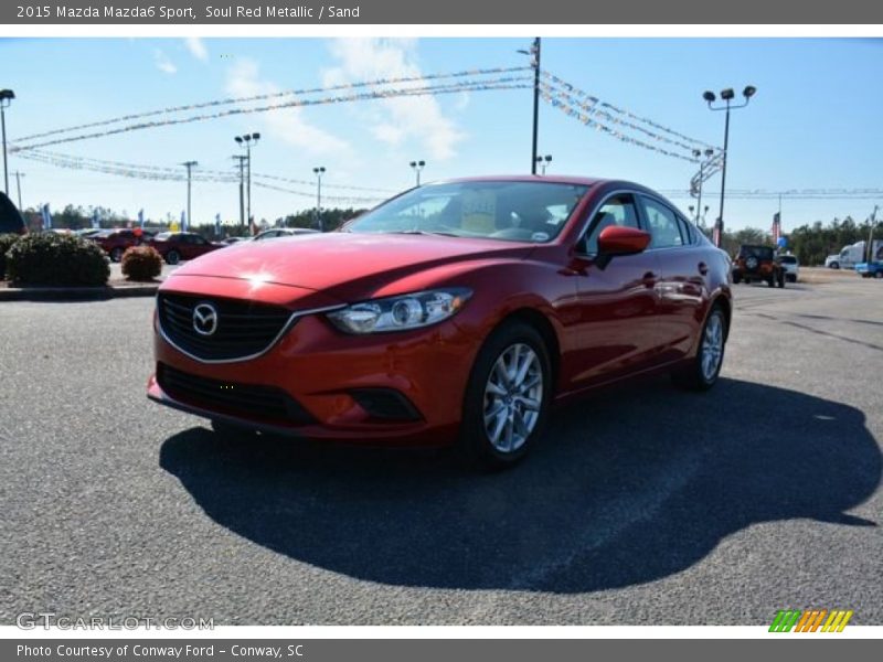 Soul Red Metallic / Sand 2015 Mazda Mazda6 Sport