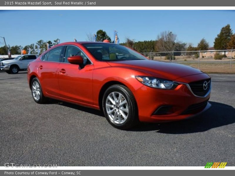 Front 3/4 View of 2015 Mazda6 Sport