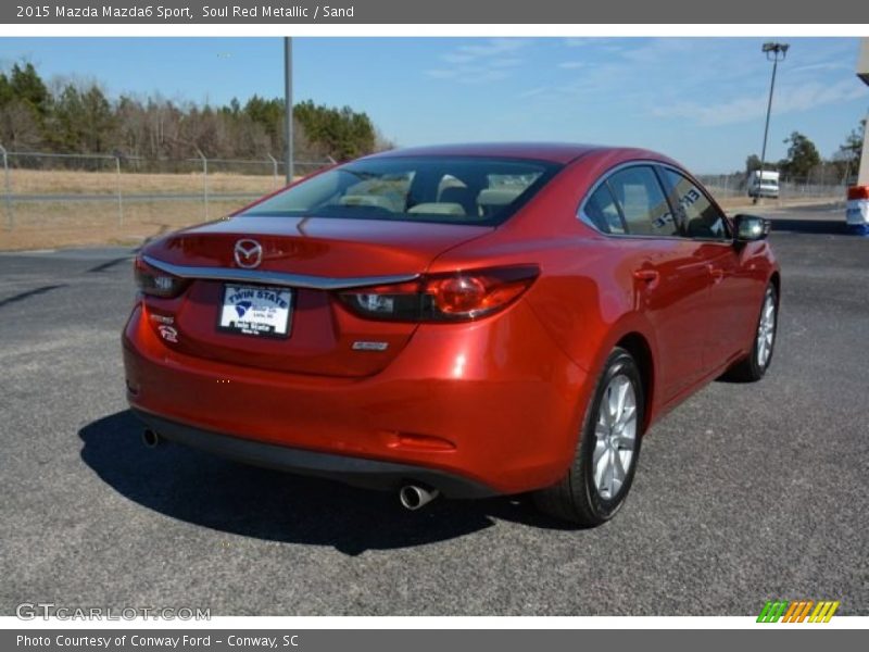 Soul Red Metallic / Sand 2015 Mazda Mazda6 Sport