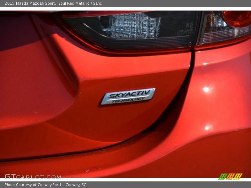 Soul Red Metallic / Sand 2015 Mazda Mazda6 Sport