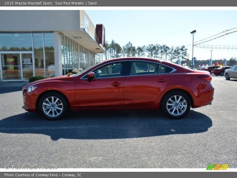 Soul Red Metallic / Sand 2015 Mazda Mazda6 Sport