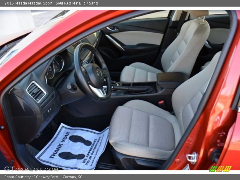 Soul Red Metallic / Sand 2015 Mazda Mazda6 Sport