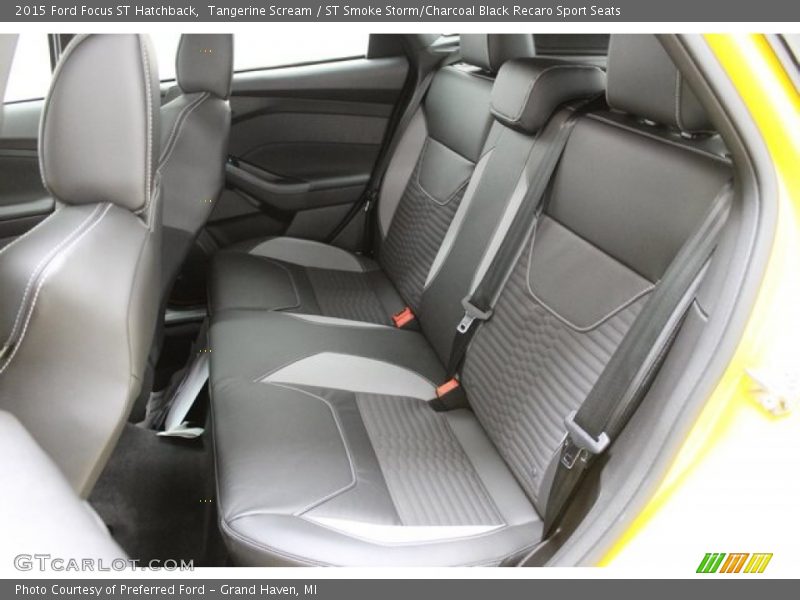 Rear Seat of 2015 Focus ST Hatchback