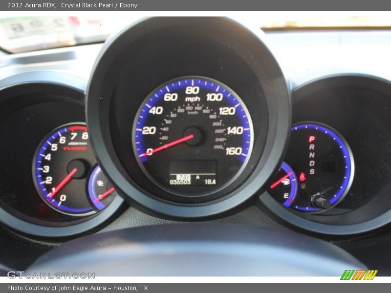 Crystal Black Pearl / Ebony 2012 Acura RDX