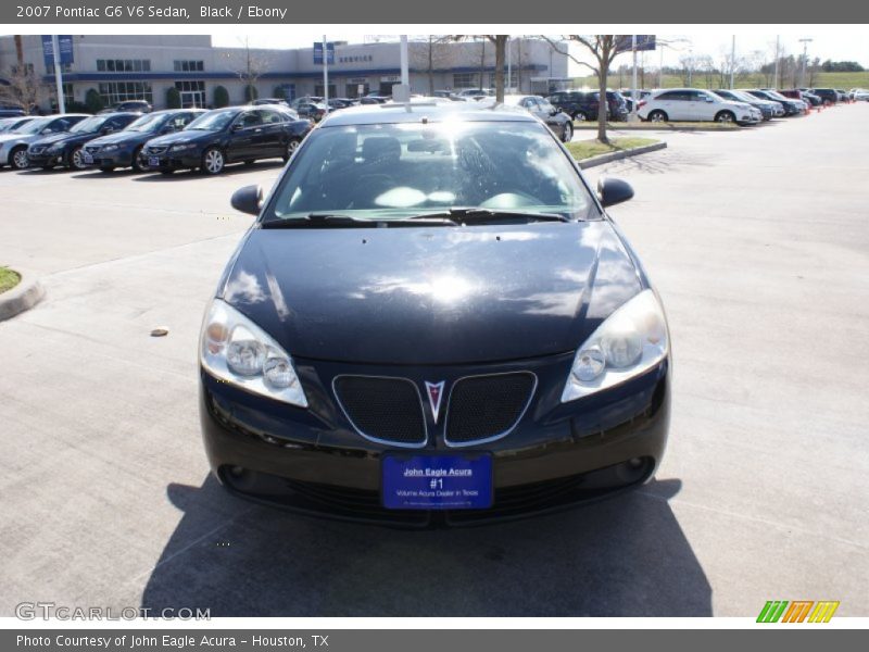 Black / Ebony 2007 Pontiac G6 V6 Sedan