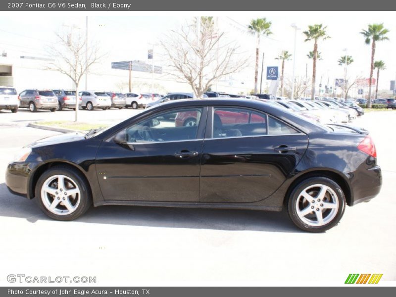 Black / Ebony 2007 Pontiac G6 V6 Sedan