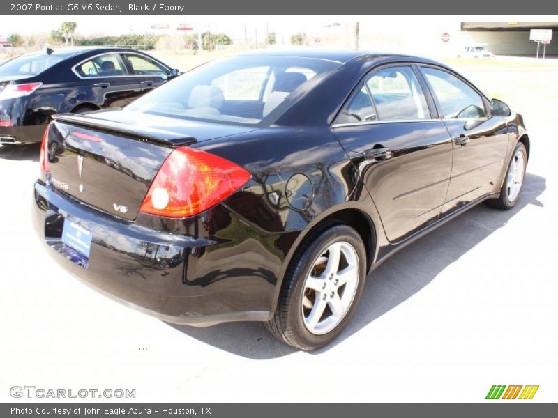 Black / Ebony 2007 Pontiac G6 V6 Sedan
