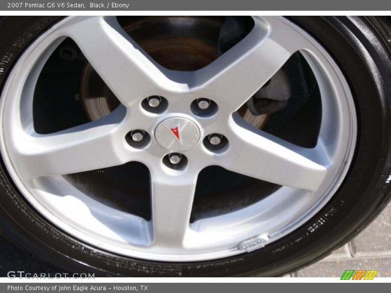 Black / Ebony 2007 Pontiac G6 V6 Sedan