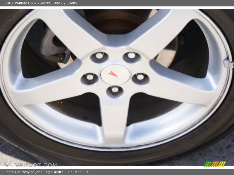 Black / Ebony 2007 Pontiac G6 V6 Sedan
