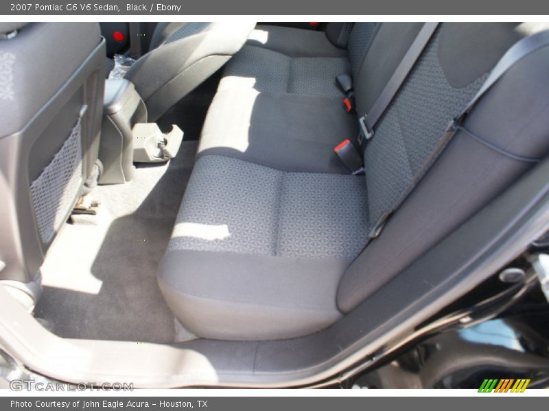 Black / Ebony 2007 Pontiac G6 V6 Sedan