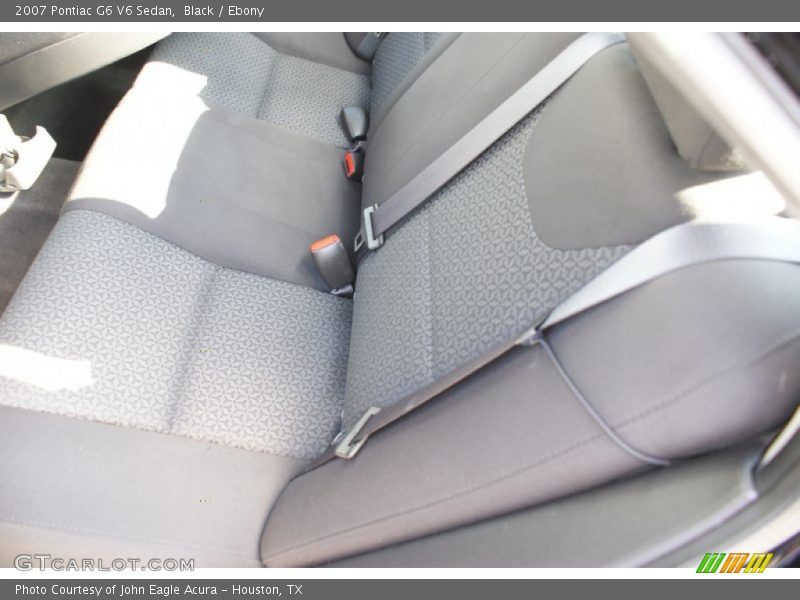 Black / Ebony 2007 Pontiac G6 V6 Sedan