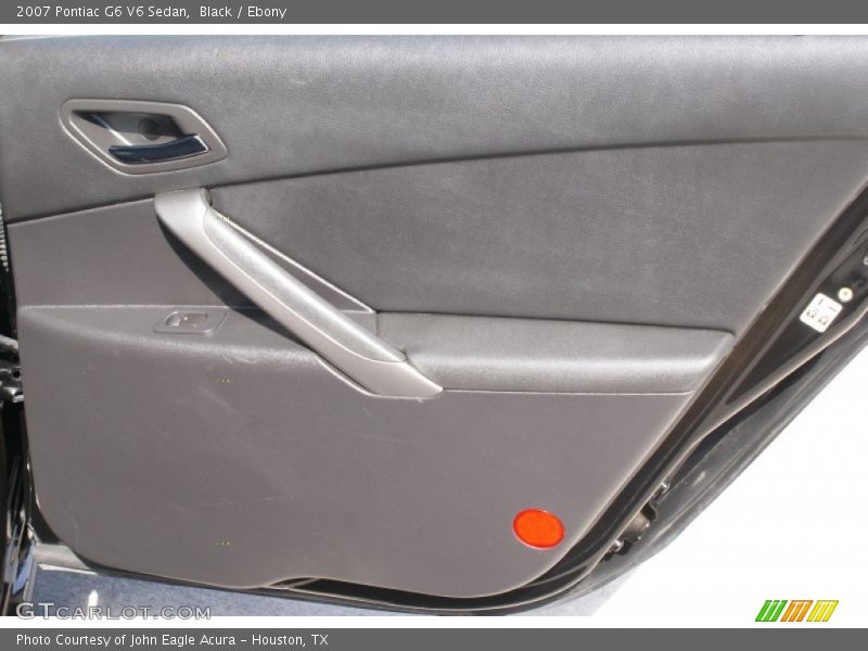 Black / Ebony 2007 Pontiac G6 V6 Sedan